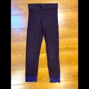 Pink Zebra Leggings Girls Large 14